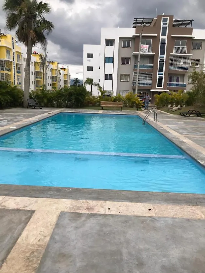 Moderno Apto Frente A La Piscina Santiago De Los Caballeros Appartement
